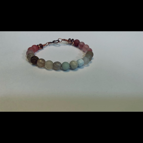 Natural Agate Stone Beads Wire Wrapped New - Picture 5 of 7